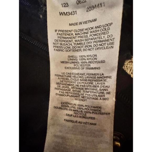 COLUMBIA MEN'S LINED WINDBREAKER BLACK HOODED JACKET SIZE L - Picture 11 of 11